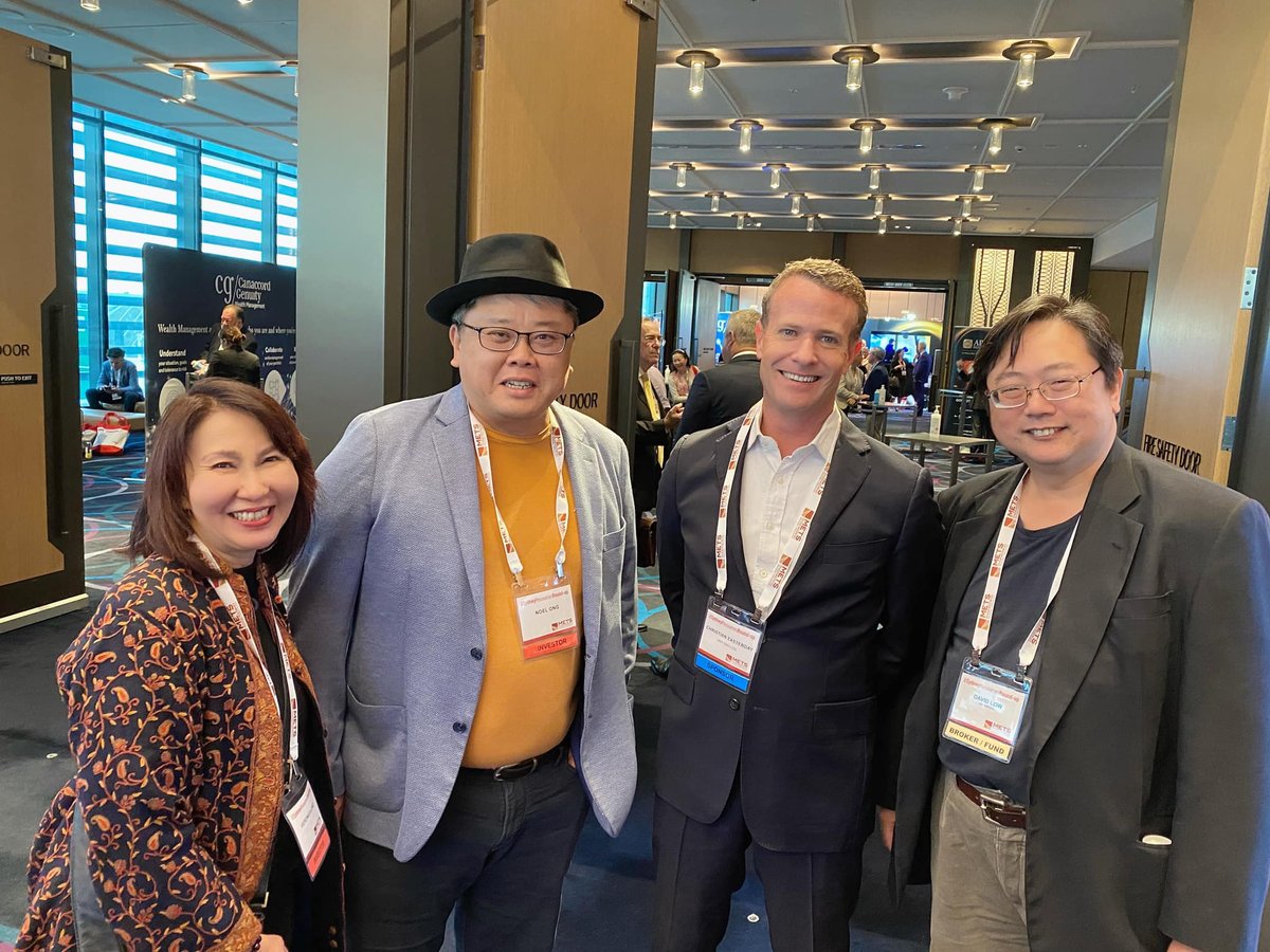 Brilliant Shareholders’ moments with Christian Easterday, Hot Chili. Veronica Lind, Brilliant-Online Noel Ong, Samso David Low